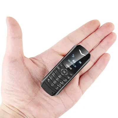 LONG-CZ J60 Smallest 4G Mini Phone Unlocked | Nano SIM Bluetooth MP3 Music Phone with OLED Display & VoLTE