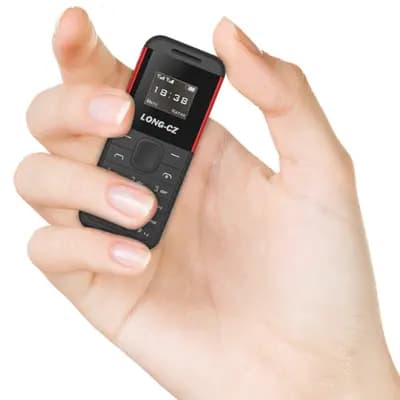 LONG-CZ BM222 Mini Mobile Phone Dual SIM GSM 2G Tiny Pocket Phone with Voice Changer & Call Recorder
