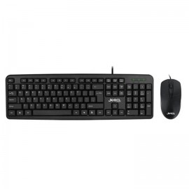 JEDEL G10 Combo 2-in-1: USB Wired Keyboard & Mouse – Durable, Compact & Compatible with Win/Mac