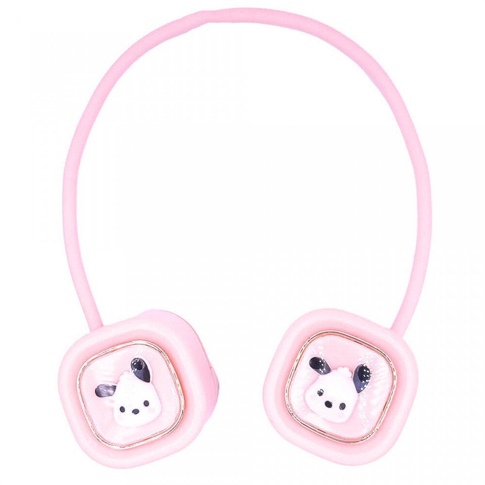 XBOSS JX-216A Foldable Bladeless Neck Fan, USB Charging Portable Hanging Neck Fan for Travel Hiking Sports