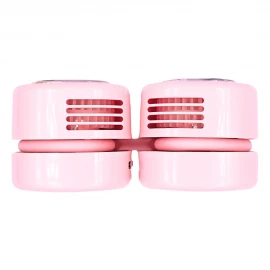 XBOSS JX-216A Foldable Bladeless Neck Fan, USB Charging Portable Hanging Neck Fan for Travel Hiking Sports