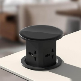 Smart Pop-Up Power Socket – Built-in, Multi-Function, for Desk & Kitchen, US/EU/UK Standard