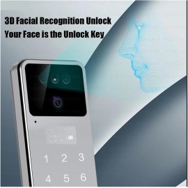 Tuya Smart Lock – Biometric Face Recognition, Fingerprint, Video Intercom & Remote App Control