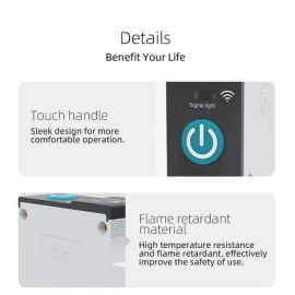 Smart WiFi Circuit Breaker with Metering – 1P 20A DIN Rail | TUYA App Controlled Wireless Home Automation Switch