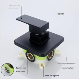 Concealed Built-in Shower Mixer Valve – Wall-Mounted, Hot & Cold Water Control for Bathroom & Shower