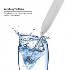 XBOSS E1 Electric Mini Mixer Blender 2 in 1 USB Rechargeable Egg Beater Whiskey Hand Coffee Mixer Creamer Gadgets for Home Double Head