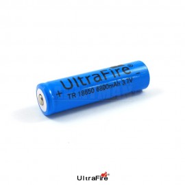 18650 battery 3.7V 6800mAh Li-ion Rechargeable Battery Flashlight batteries (Blue)