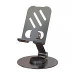 Adjustable Metal Phone & Tablet Stand | 720° Rotating, Foldable, Portable Desk Holder for Office & Live Streaming