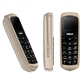 LONG-CZ J8 GSM Unlocked Mini Mobile Phone Bluetooth dialer Earphone Voice Changer 0.66 inch Single SIM Card Cell Phone