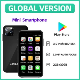 LONG-CZ J9a 4G World Smallest Android Phone Smartphone 2Gb Ram 32Gb Rom Unlocked
