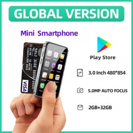 LONG-CZ J9a 4G World Smallest Android Phone Smartphone 2Gb Ram 32Gb Rom Unlocked