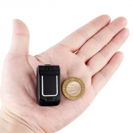 LONG-CZ J9 World Mini Smallest Flip Mobile Phone Unlocked