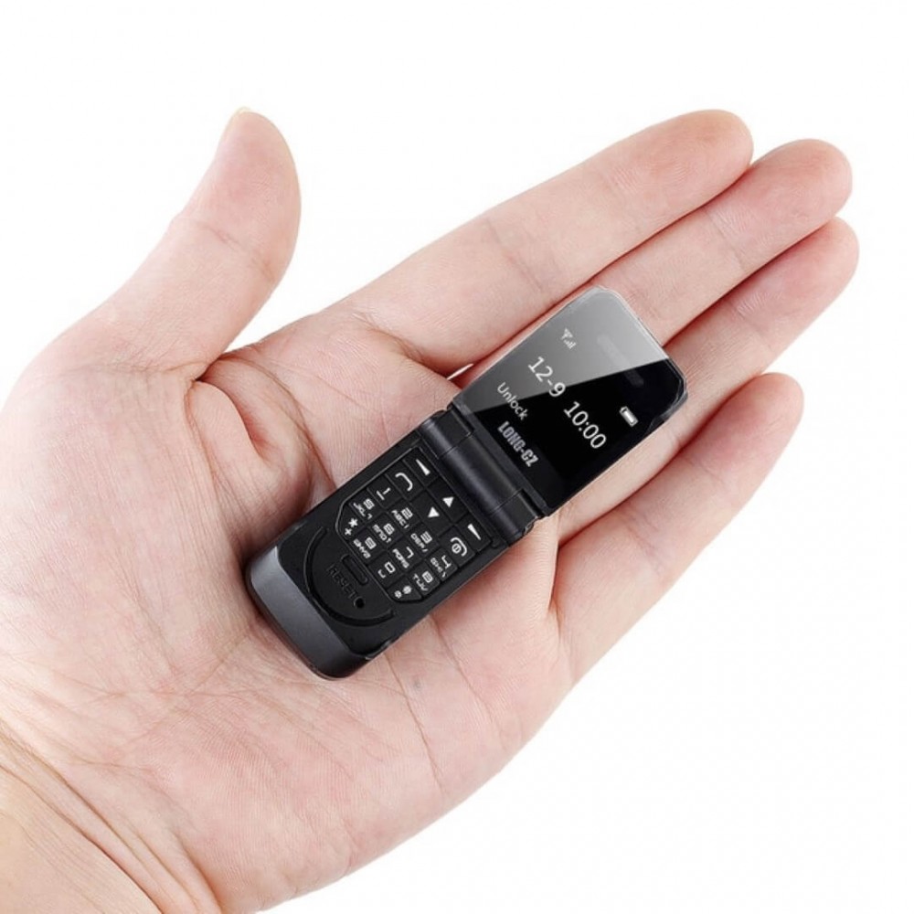 LONG-CZ J9 World Mini Smallest Flip Mobile Phone Unlocked