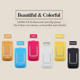 LONG-CZ J9 World Mini Smallest Flip Mobile Phone Unlocked