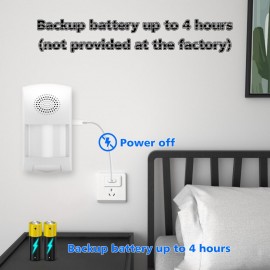 Tuya WiFi Pir Motion Sensor Movement Detector Alarm System Remote Control Pet Immune Timing Arm Disarm