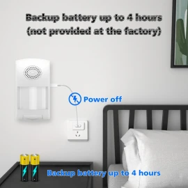 Tuya WiFi Pir Motion Sensor Movement Detector Alarm System Remote Control Pet Immune Timing Arm Disarm