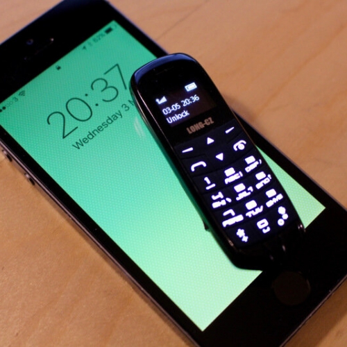 LONG-CZ J8 GSM Unlocked Mini Mobile Phone Bluetooth dialer Earphone Voice  Changer 0 66 inch Single SIM Card Cell Phone