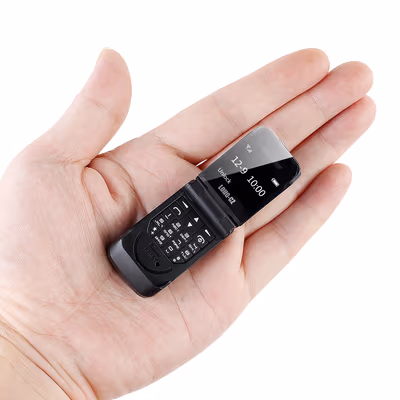 LONG-CZ J9 World Smallest Flip Mobile Phone Unlocked 1