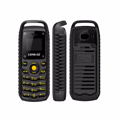 LONG-CZ B25 Super Mini 2G Mobile Phone with Bluetooth Earphone Function – Dual SIM Ultra Small Feature Phone 0.66 Inch Unlocked 2