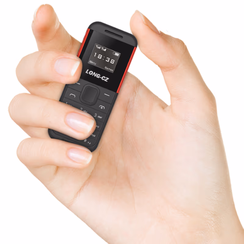 LONG-CZ BM222 Mini Mobile Phone Dual SIM GSM 2G Tiny Pocket Phone with Voice Changer & Call Recorder